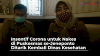 VIDEO: Insentif Covid-19 untuk Nakes di Puskesmas se-Jeneponto Ditarik Kembali Dinas Kesehatan