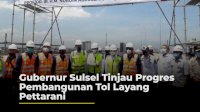 VIDEO: Gubernur Sulsel Tinjau Proyek Tol Layang Pettarani