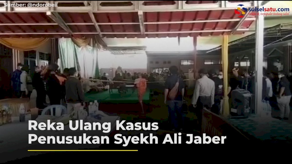 VIDEO: Reka Ulang Kasus Penusukan Syekh Ali Jaber