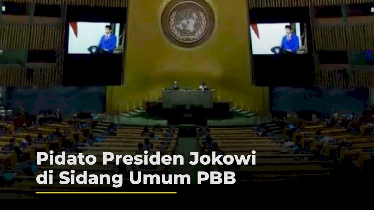 VIDEO: Pidato Presiden Jokowi di Sidang PBB