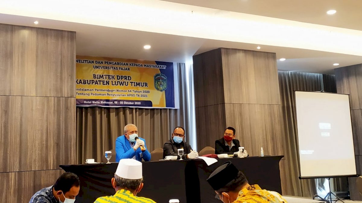 LPPM Unifa Bekali Legislator Lutim Perubahan APBD