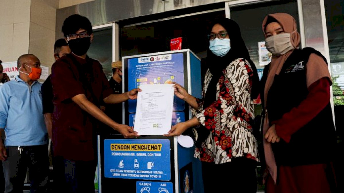 Berantas Corona, Sejumlah Pihak Kolaborasi Siapkan Mesin Pencuci Tangan Otomatis