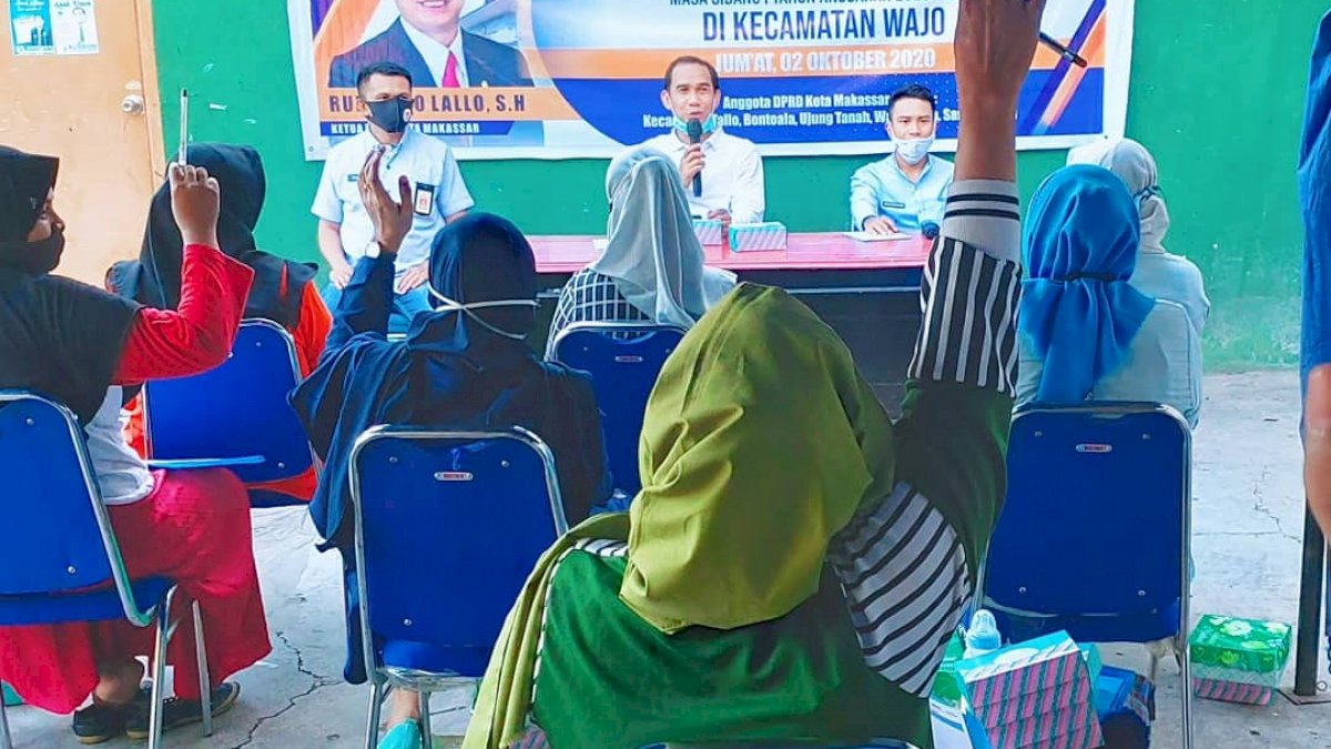 Ketua DPRD Kota Makassar Reses Perdana di Kecamatan Wajo