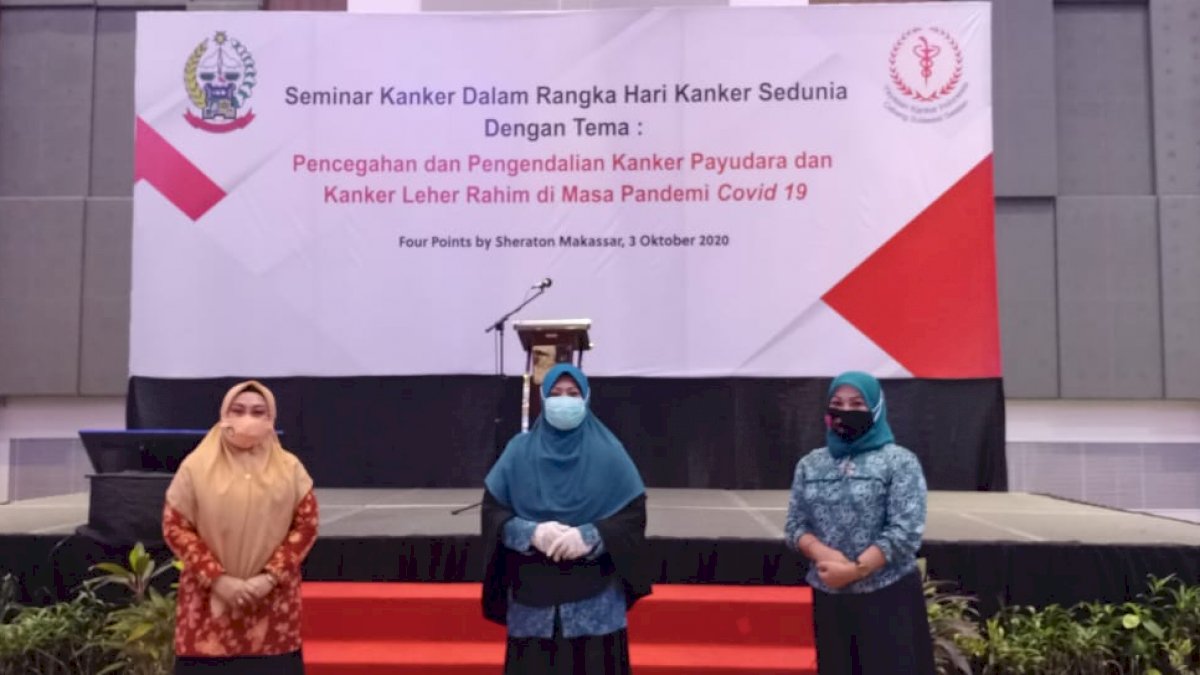 Erna Rasyid Taufan Hadiri Seminar Kanker