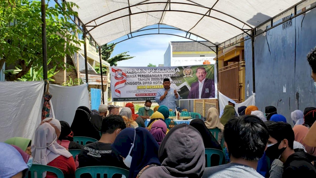 Imam Musakkar Serap Aspirasi Warga Panakkukang, Air Bersih Jadi Persoalan