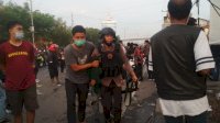 Polisi Amankan Puluhan Massa Pendemo UU Omnibus Law di DPRD Sulsel