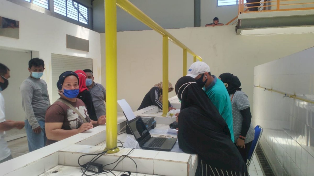 Disperindag Parepare Pindahkan 213 Pedagang Pasar Lakessi ke Los Baru