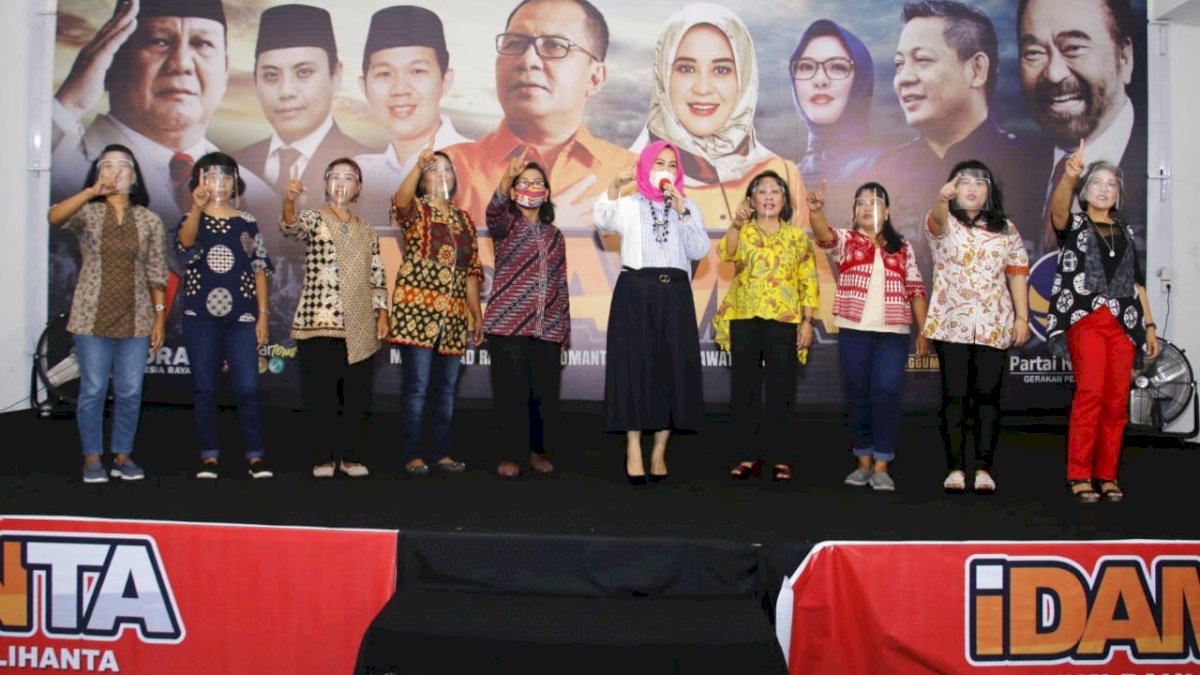 Lintas Aktivis Perempuan Gerejawi Makassar Satukan Hati Bersama Danny-Fatma