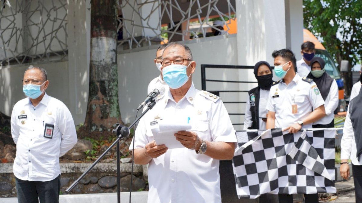 Pangerang Lepas Bantuan Sosial Untuk KPM se-Kota Parepare