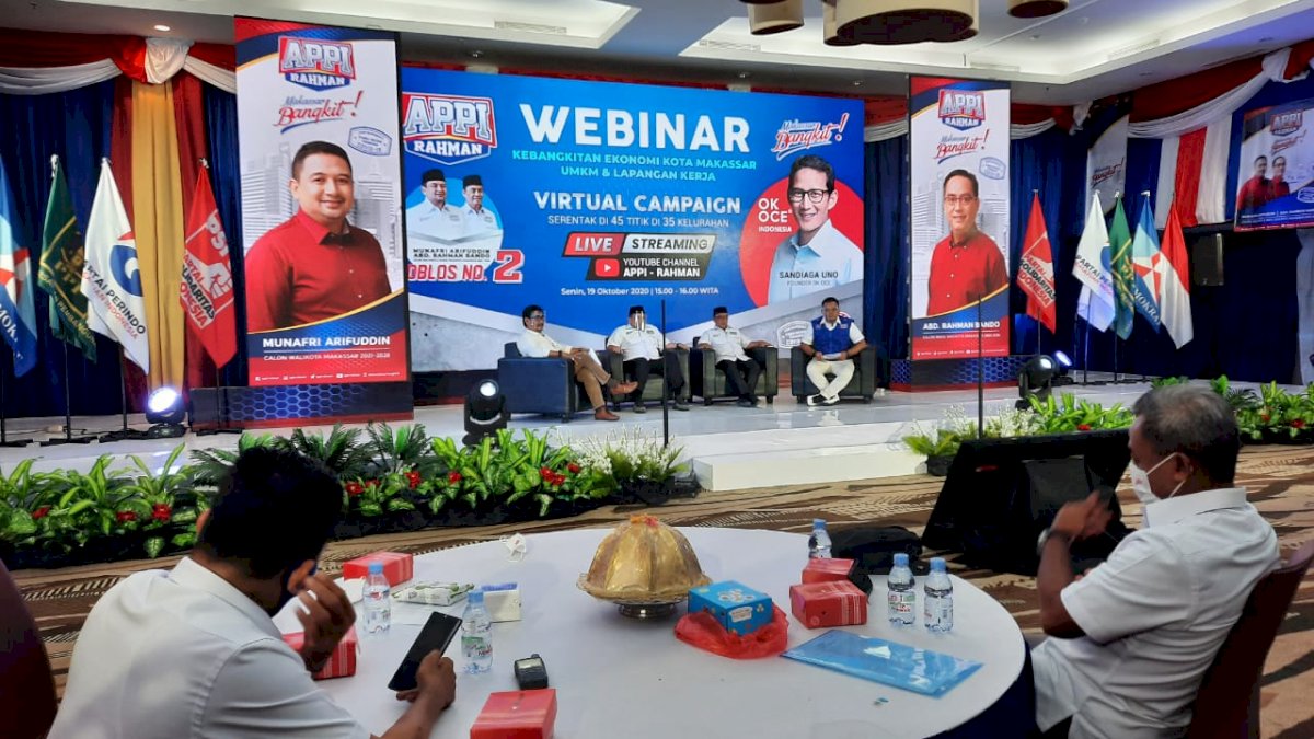 Sandiaga Uno Yakin Program UMKM Appi-Rahman Bawa Ekonomi Makassar Bangkit