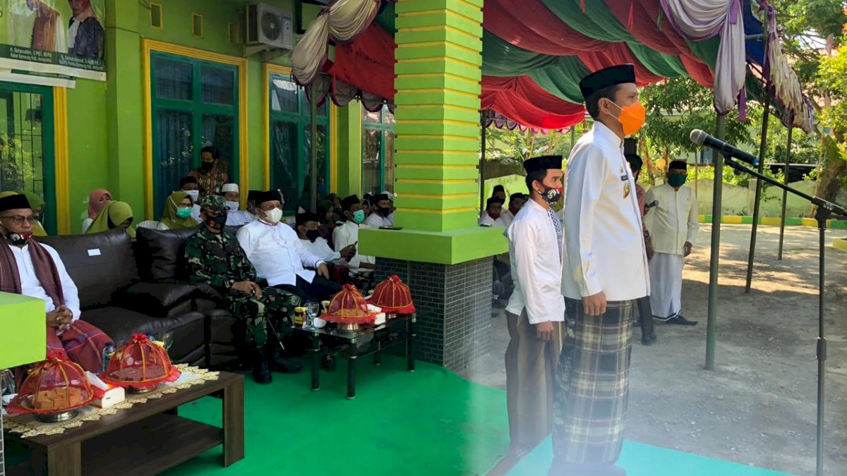 Pimpin Upacara Hari Santri 2020, Ini Pesan Wabup Jeneponto