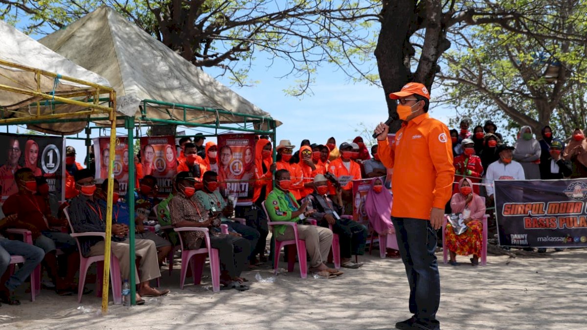 Danny Semangati Warga Pulau Lae-Lae Pilih ADAMA