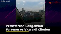 VIDEO: Perseteruan Pengemudi Fortuner vs Vitara di Cibubur