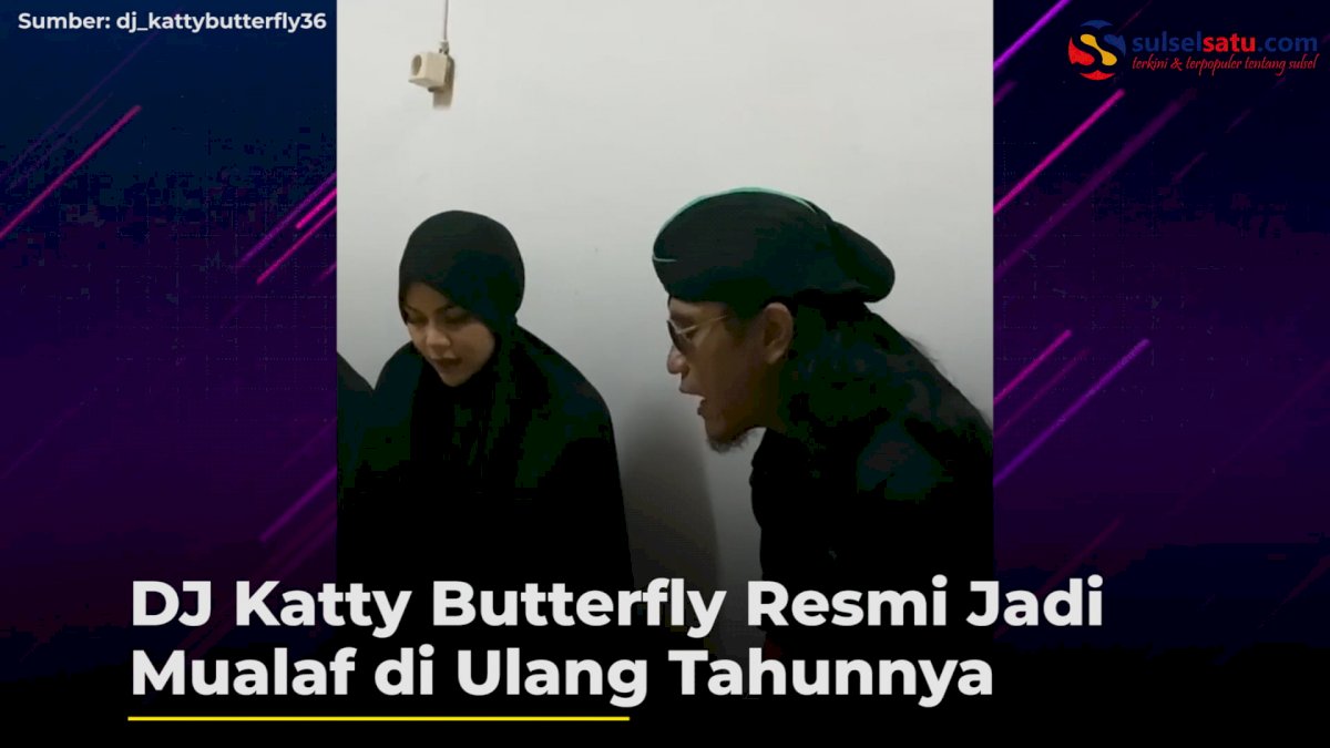 VIDEO: DJ Katty Butterfly Resmi Jadi Mualaf di Ulang Tahunnya