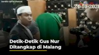 VIDEO: Detik-Detik Gus Nur Ditangkap di Malang