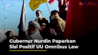 VIDEO: Gubernur Nurdin Paparkan Sisi Positif UU Omnibus Law