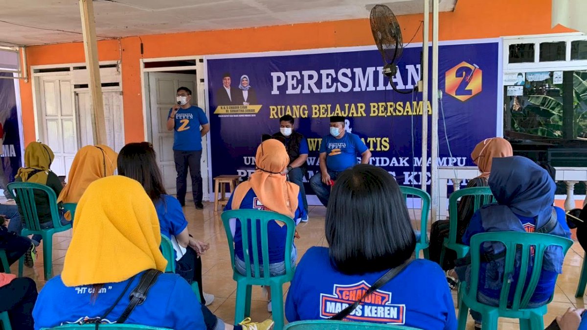 Chaidir Syam-Suhartina Luncurkan Ruang Belajar dengan Internet Gratis