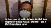 VIDEO: Nurdin Abdullah Minta Polisi Tak Represif Saat Kawal Demo Tolak UU Omnibus Law