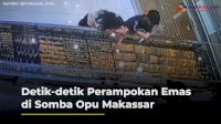 VIDEO: Detik-detik Perampok Emas di Somba Opu Makassar
