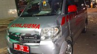 Angkut Jenazah, Mobil Ambulance Tabrak Motor