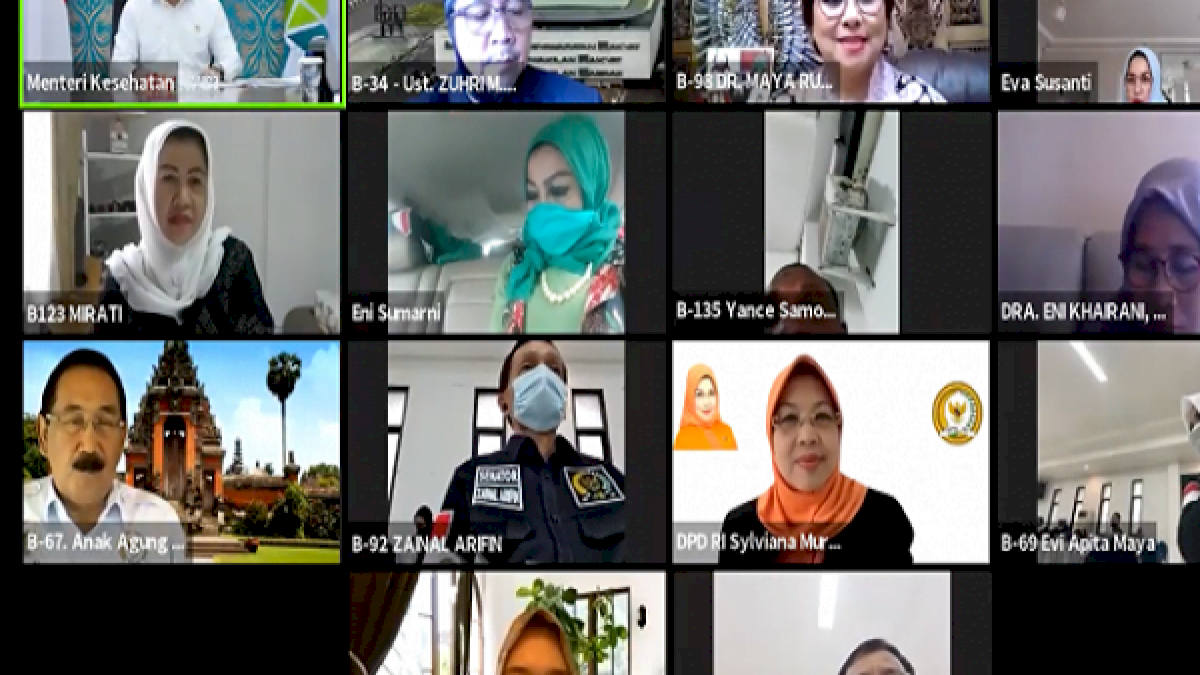 Terawan Ikut Rapat Bahas Penanganan Pandemi Bersama DPD RI