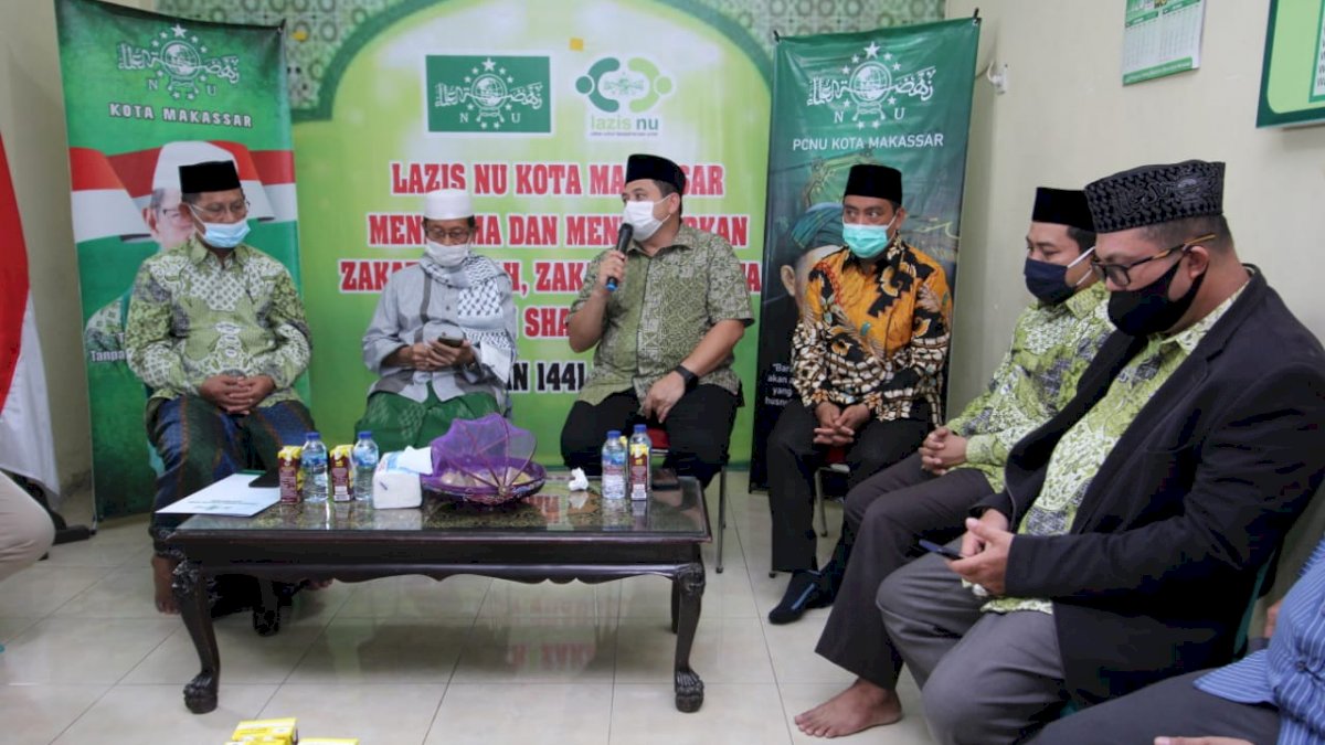 Minta Restu ke PCNU Makassar, AGH Baharuddin HS Doakan Appi-Rahman