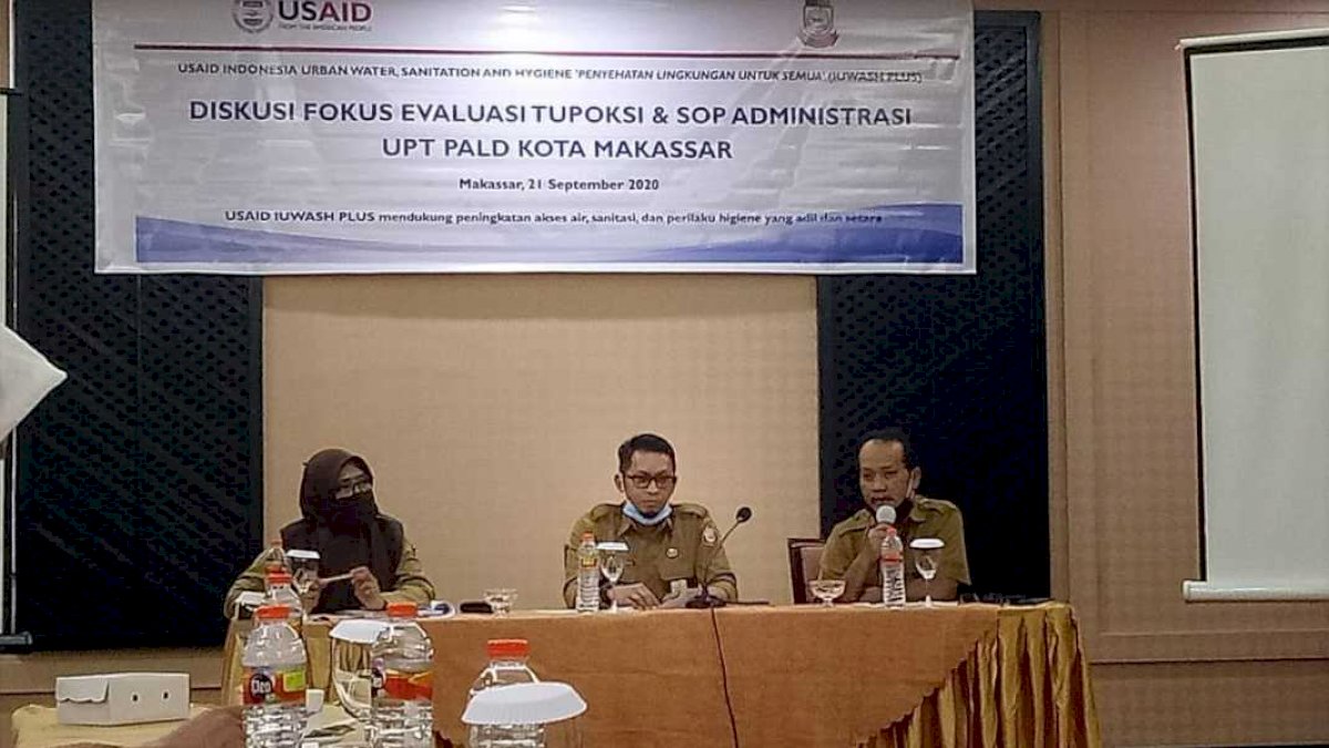 USAID Fasilitasi Diskusi UPT PAL Makassar, Dinas PU Beri Apresiasi