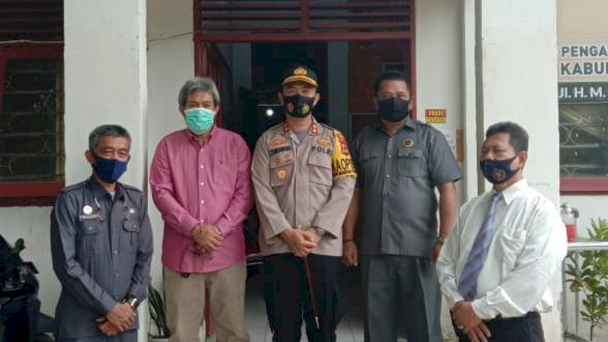 Sambut Pilkada, Kapolres Barru Jalin Silaturahim Bersama KPU dan Bawaslu