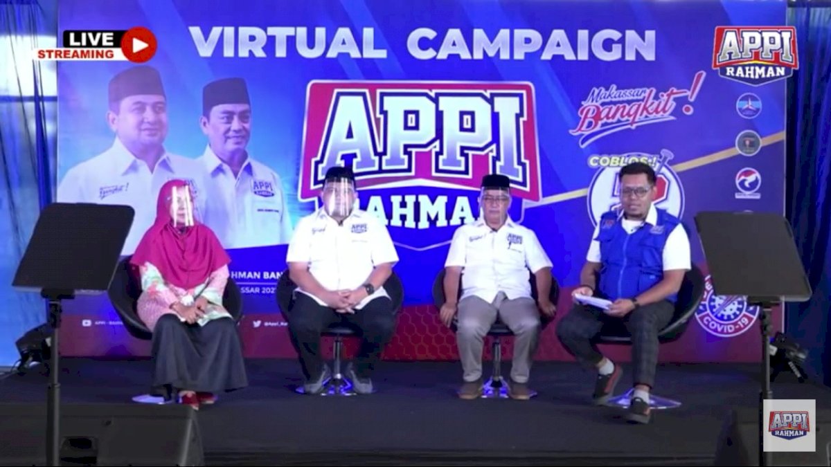Lewat Kampanye Virtual, Appi-Rahman Tampung Keluhan dan Harapan Warga di 38 Kelurahan