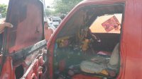 Isi BBM Premium di SPBU, Mobil Pete-pete di Jeneponto Terbakar