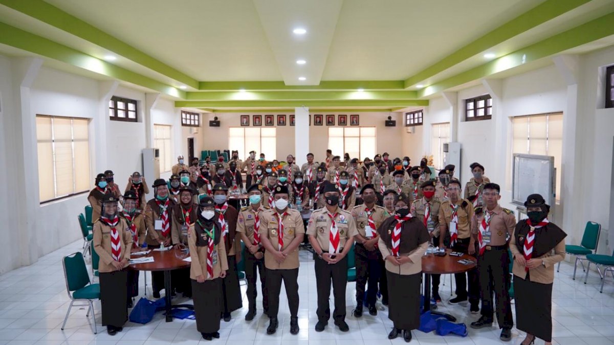 Wagub Sulsel Bahas Kepemimpinan di Hadapan Anggota Pramuka Sulsel