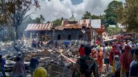 Dua Rumah Panggung di Jeneponto Ludes Terbakar