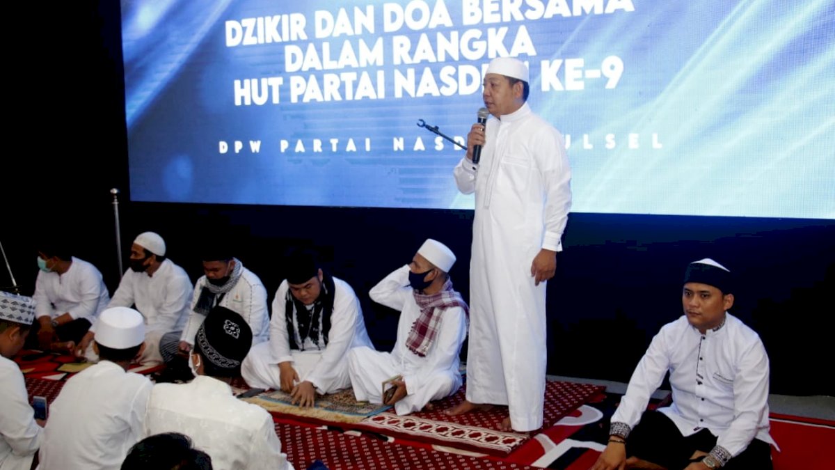 NasDem Sulsel Gelar Dzikir dan Doa Bersama Peringati HUT ke-9