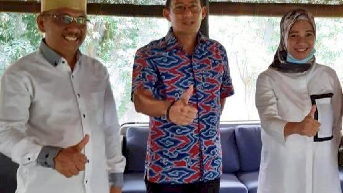 Sandiaga Uno Beber Alasan Dukung Anir-Lutfi