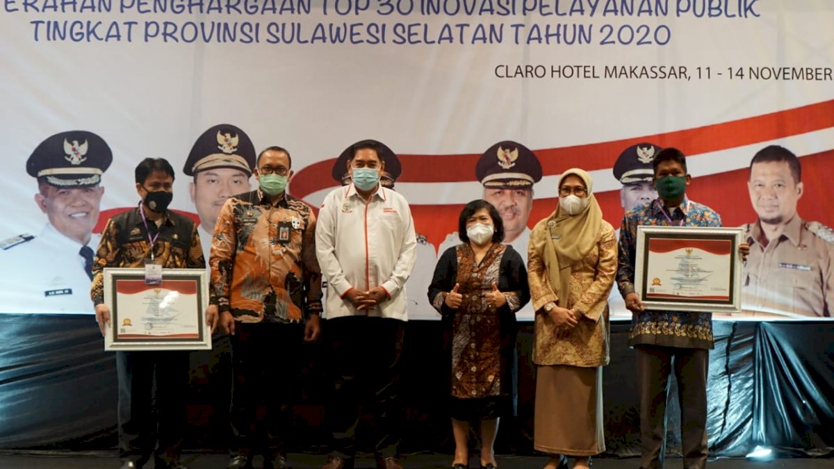 Dua Inovasi Pelayanan Publik Parepare Raih Penghargaan Top 30 di Sulsel