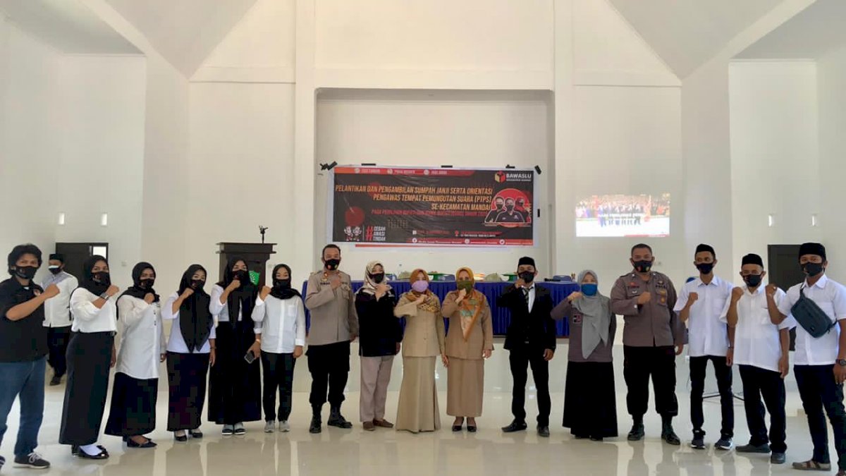 90 PTPS Kecamatan Mandai Dilantik