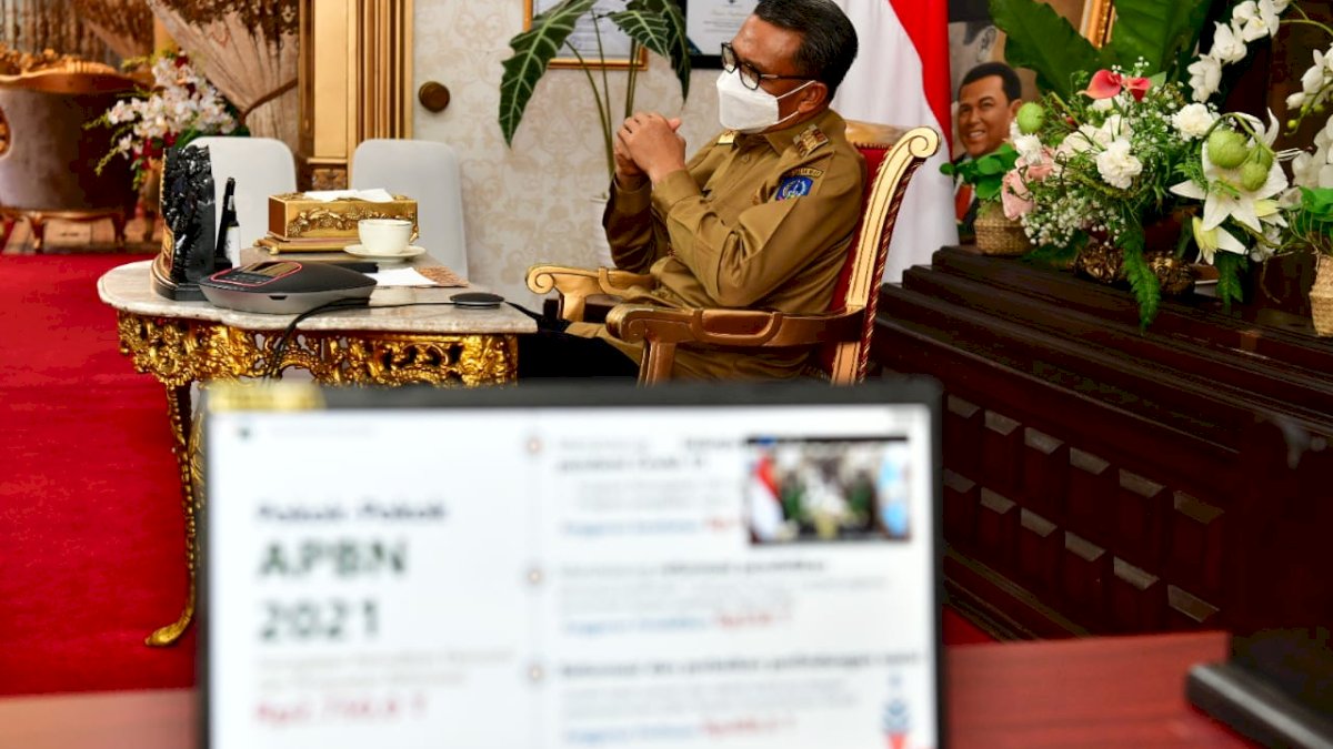 Gubernur Sulsel Terima DIPA dan TKDD Tahun 2021