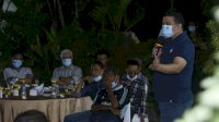 Erwin Aksa Kumpul Bareng Tokoh Sepak Bola dan Mantan Pemain PSM, Makassar Butuh Pemimpin Baru