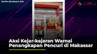 Aksi Kejar-kejaran Warnai Penangkapan Pencuri di Makassar