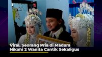 VIDEO: Viral, Seorang Pria di Madura Nikahi 2 Wanita Cantik Sekaligus