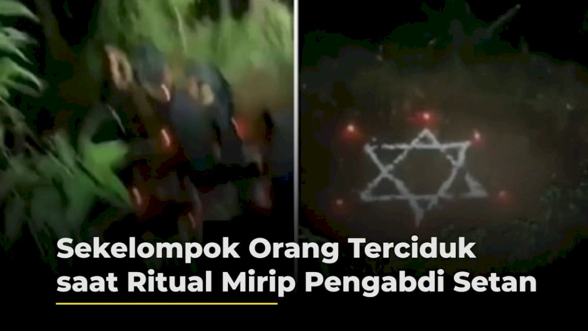 VIDEO: Sekelompok Orang Terciduk saat Ritual Mirip Pengabdi Setan
