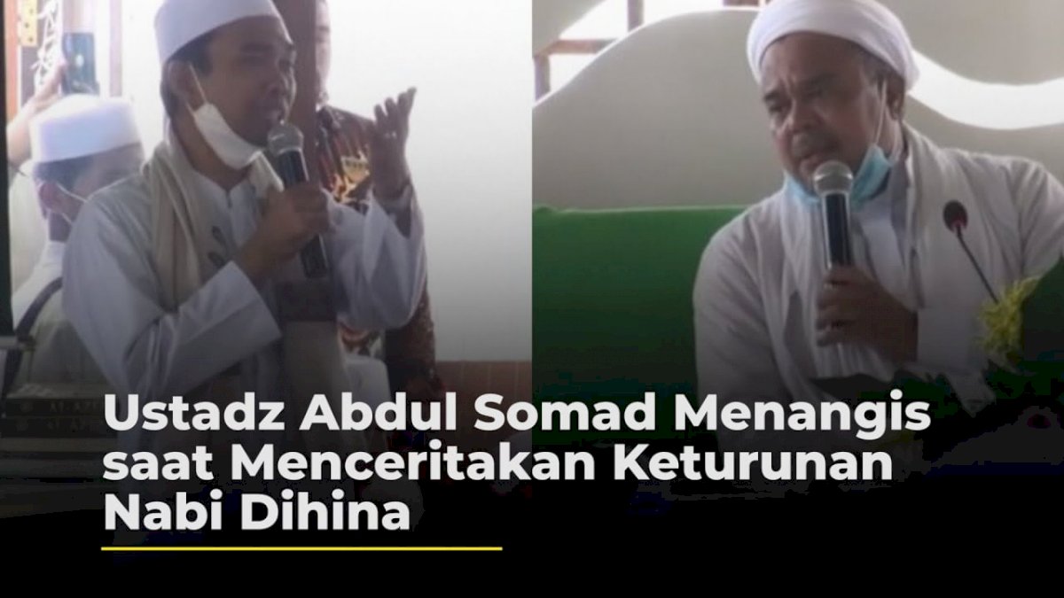 VIDEO: Ustadz Abdul Somad Menangis saat Menceritakan Keturunan Nabi Dihina