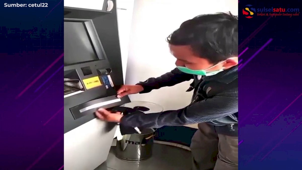 VIDEO: Hati-hati, Modus Baru Pencurian di Mesin ATM