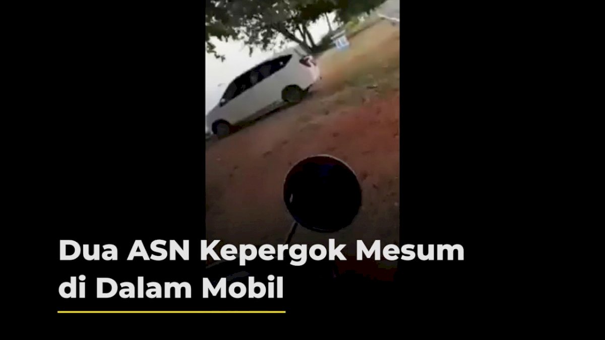 VIDEO: Dua ASN Kepergok Mesum di Dalam Mobil