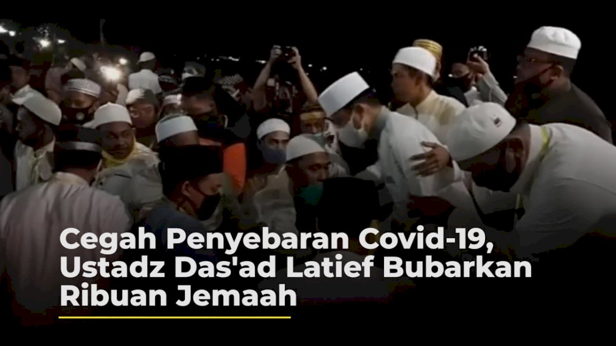 Cegah Penyebaran Covid-19, Ustadz Das’ad Latief Bubarkan Ribuan Jemaah