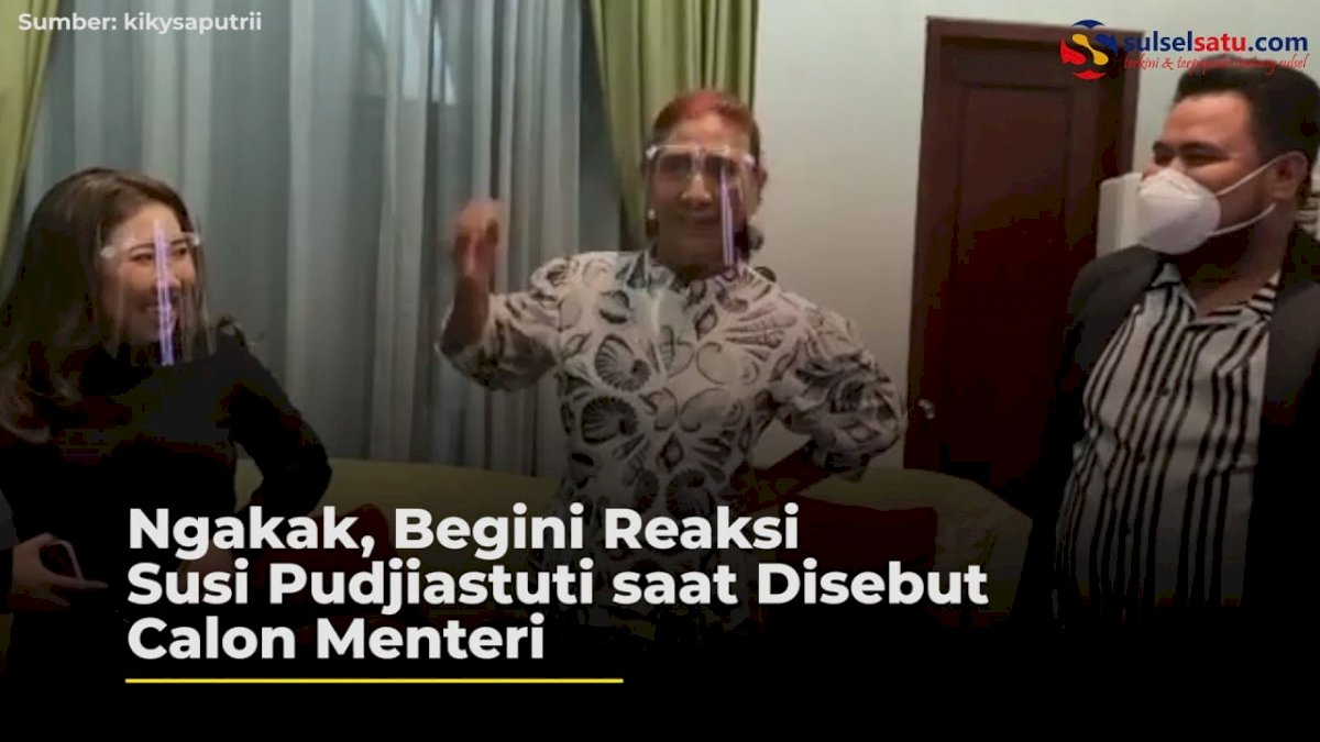 VIDEO: Ngakak, Begini Reaksi Susi Pudjiastuti saat Disebut Calon Menteri
