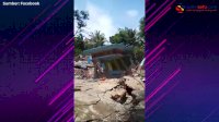 VIDEO: Detik-detik Rumah di Malang Hancur Rata dengan Tanah