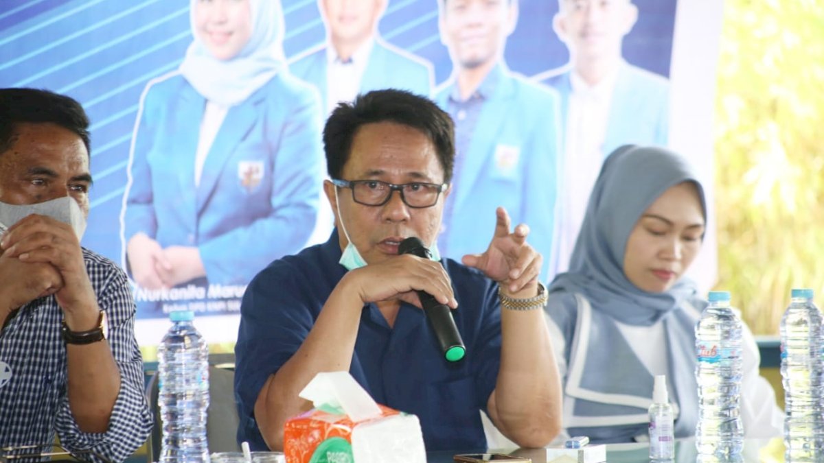 Aslam Patonangi Harap KNPI Gowa Jadi Pionir Penerapan Perda Wajib Masker
