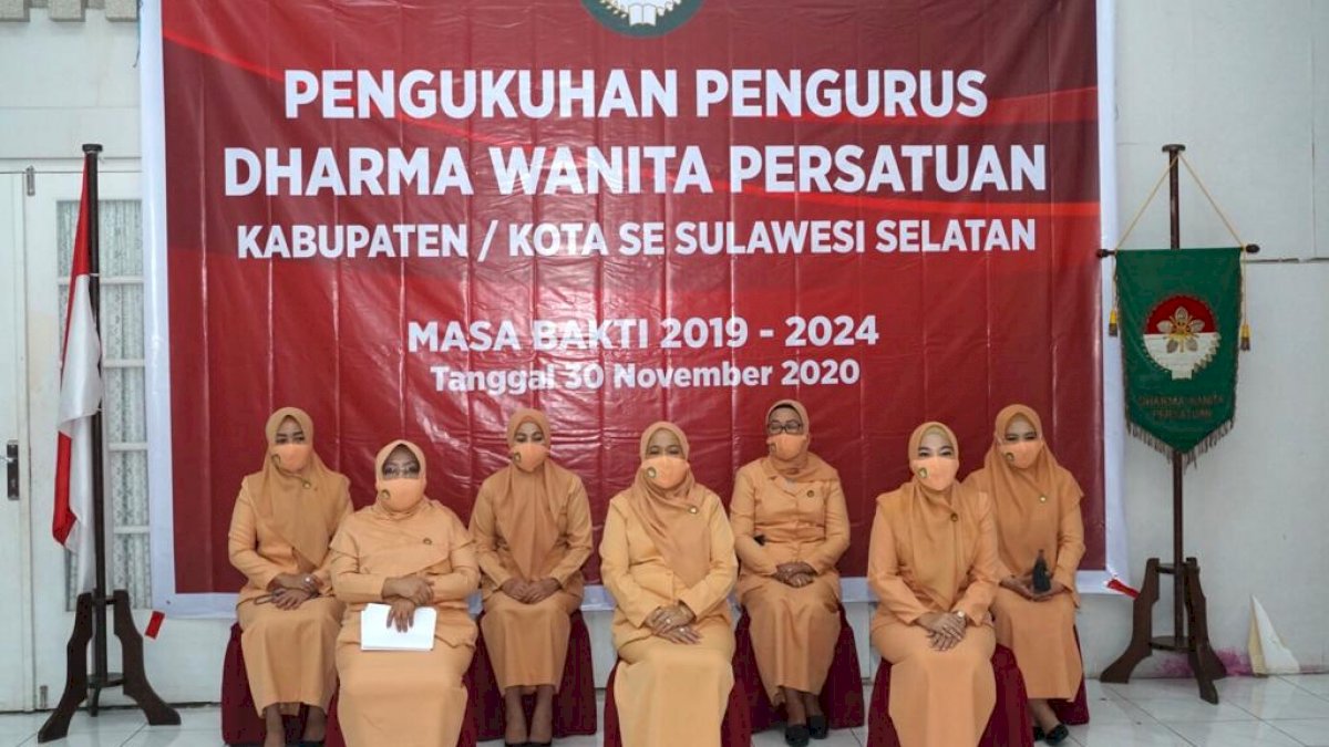 Pengurus DWP se Sulsel Resmi Dikukuhkan