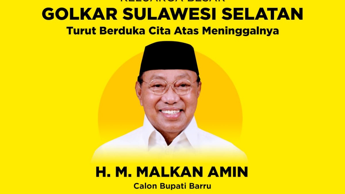 KPU Barru Belum Dapat Kabar Soal Malkan Amin Meninggal Dunia
